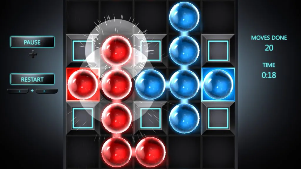 Jeu Grid Mania sur Nintendo Switch : mode Chain Reaction 2