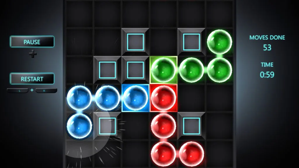 Jeu Grid Mania sur Nintendo Switch : mode Chain Reaction
