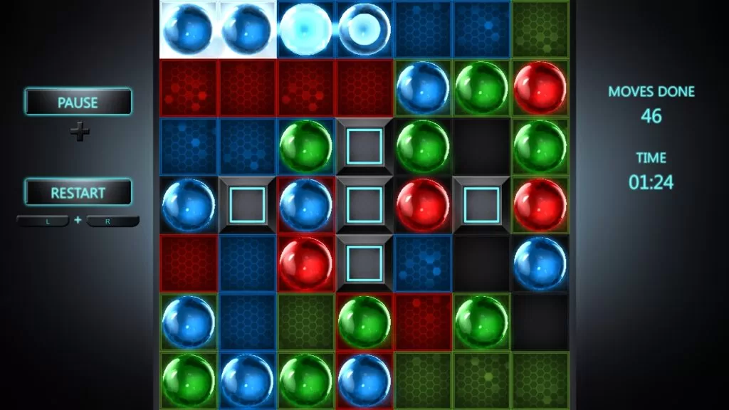 Jeu Grid Mania sur Nintendo Switch : mode Grid Madness