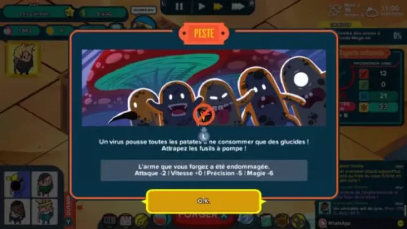 Des événements aléatoires auront lieu de temps à autre.