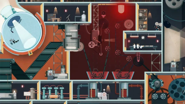 Jeu Homo Machina sur Nintendo Switch : mécanisme d'enregistrement d'images