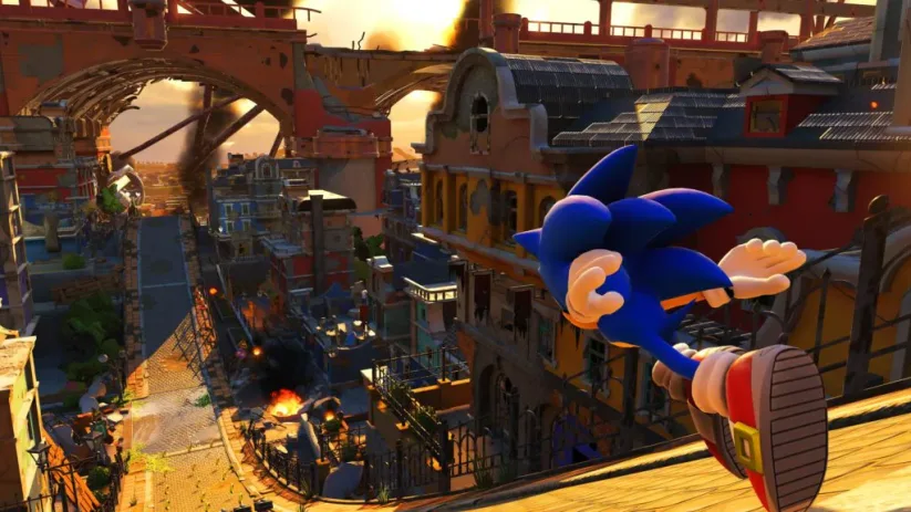 Image du jeu Sonic Forces sur Nintendo Switch : ville