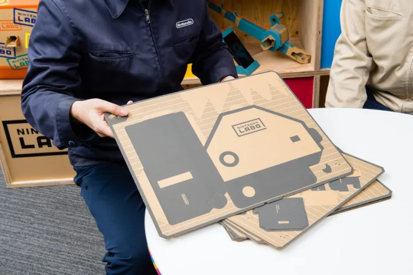 Interview des créateurs du Nintendo Labo : panneaux de carton pour confectionner les jouets Toy-Cons