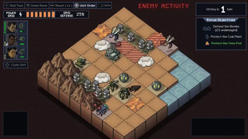 Review : Into the Breach (Switch) - bataille entre mer et montagne