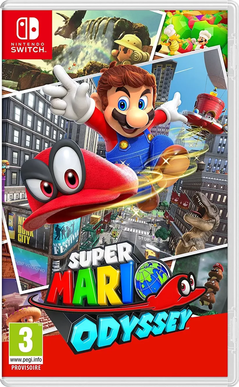 Jaquette du jeu Super Mario Odyssey sur Nintendo Switch