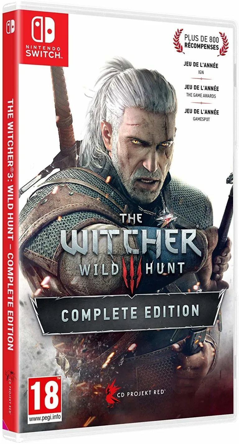 Jaquette de The Witcher 3: Wild Hunt Complete Edition sur Nintendo Switch