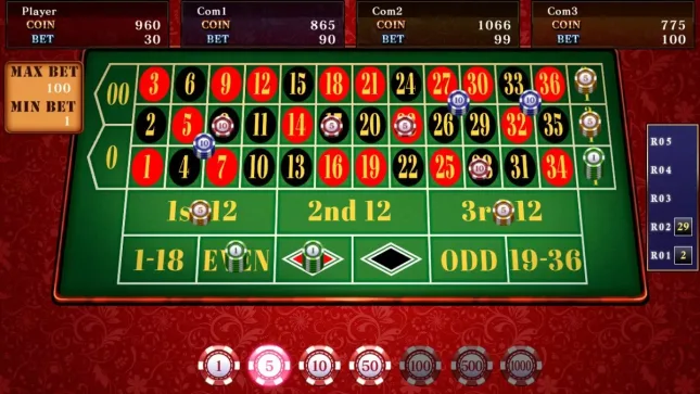 Les jeux de casino sur Switch : The Casino, sorti le 19 novembre 2020