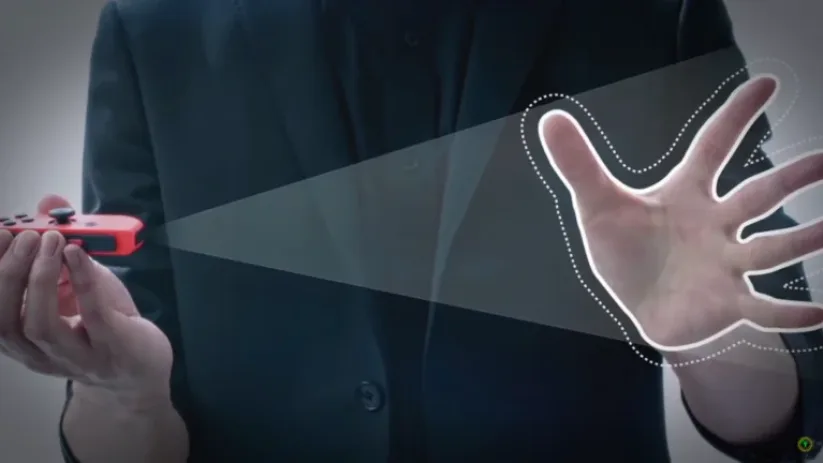 Caméra du Joy-Con droit de la Nintendo Switch et détection de mouvements