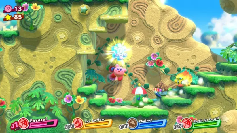 Jeu Kirby Star Allies sur Nintendo Switch : pièce de puzzle spéciale