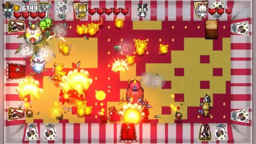 Jeu Kitten Squad sur Nintendo Switch : chaos à quatre joueurs