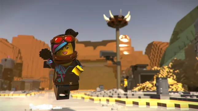 Jeu La Grande Aventure Lego 2 : le Jeu Video sur Nintendo Switch : Lucy vole au secours de tout le monde