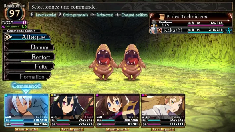 Tout le bestiaire des souterrains vous attendra pour des combats épiques