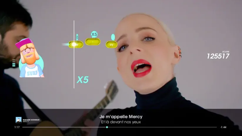 Jeu Let's Sing 2019 sur Nintendo Switch : Madame Monsieur Mercy