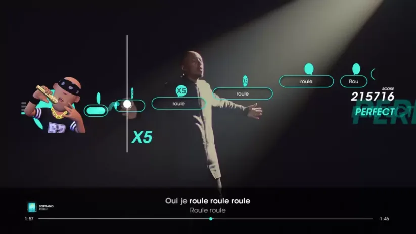 Jeu Let's Sing 2019 : Hits Français et Internationaux sur Nintendo Switch : Roule de Soprano