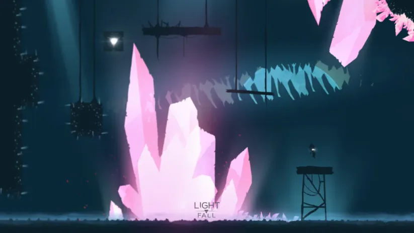 Jeu Light Fall sur Nintendo Switch : ne vous fiez pas aux pierres roses
