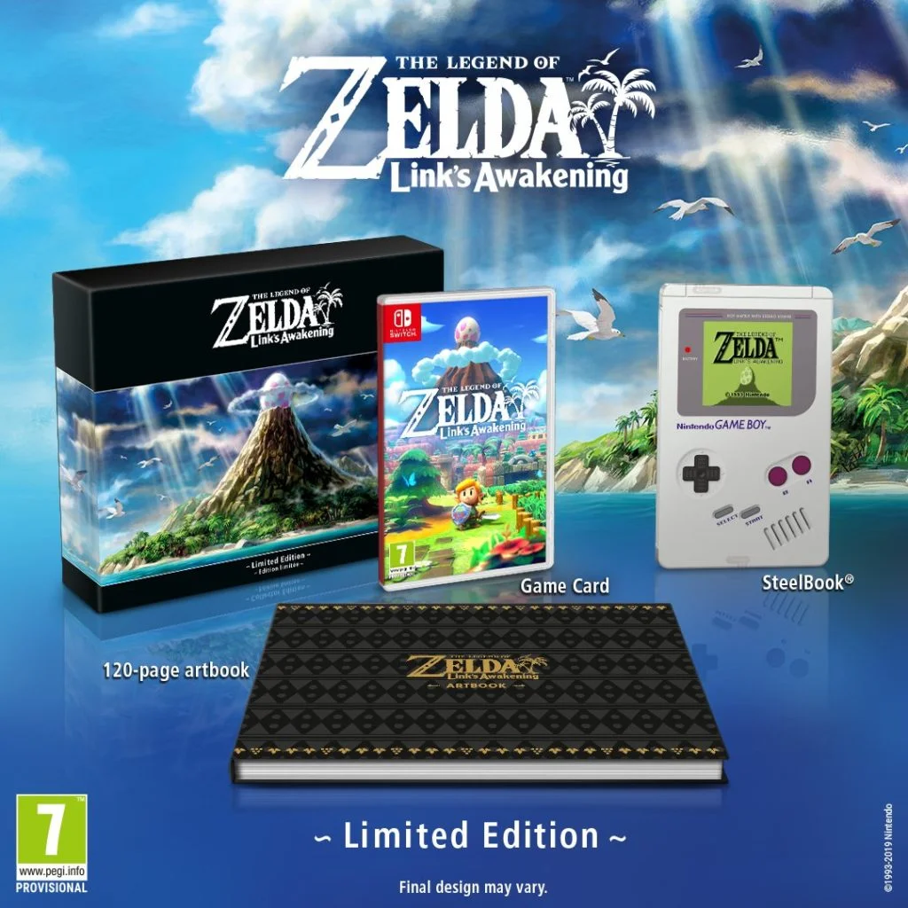 Jeu The Legend of Zelda : Link's Awakening sur Nintendo Switch : présentation de l'édition limitée du jeu