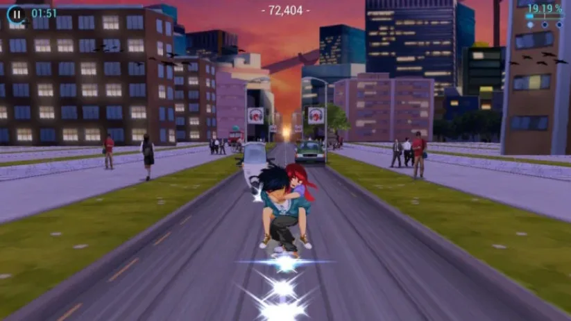 Jeu Lost in Harmony sur Nintendo Switch : récolte de la poussière d'étoile