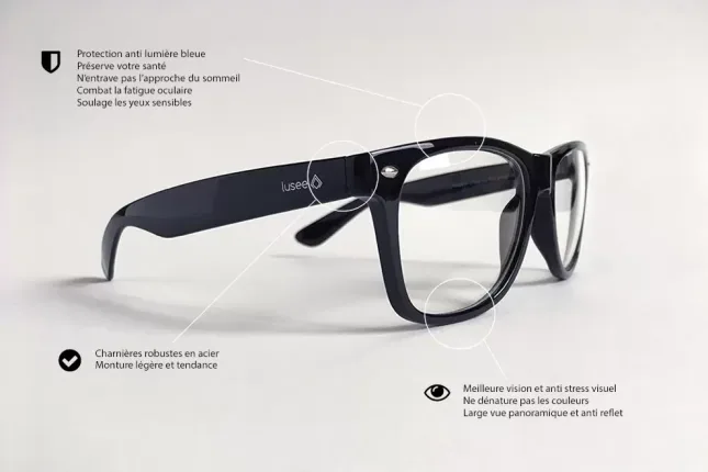 Composition des lunettes Lusee