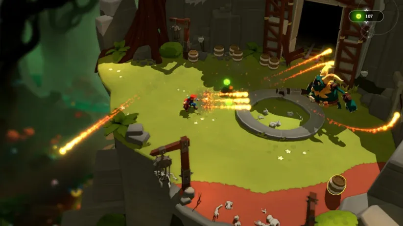 Jeu Les Mages de Mystralia sur Nintendo Switch : triple boule de feu