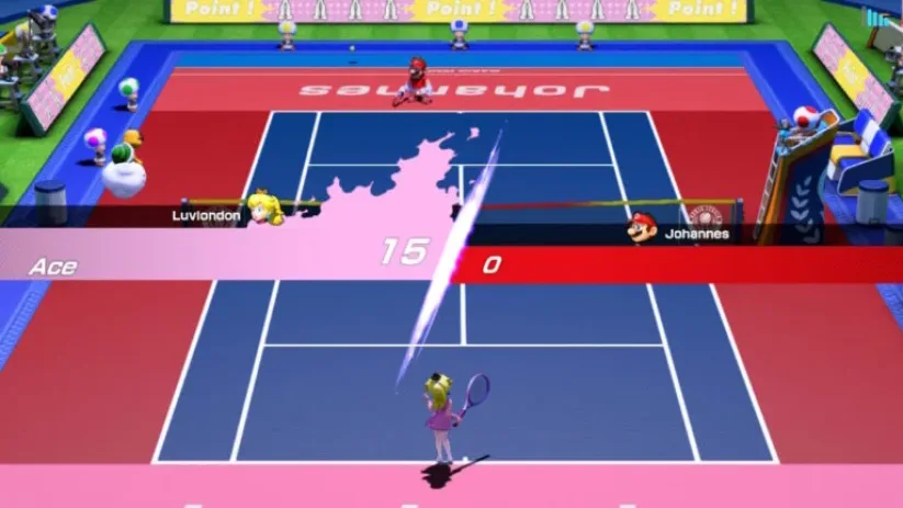 15-0 pour Peach : les règles sont les mêmes qu'à Roland-Garros