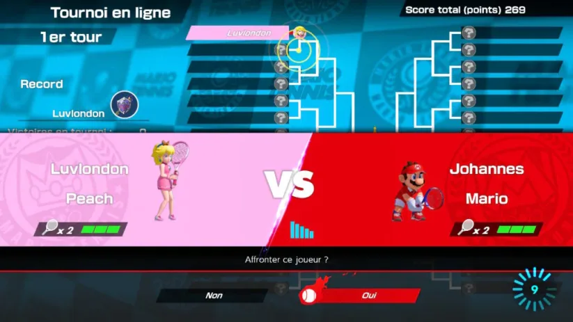 Affrontez le monde entier dans Mario Tennis Aces