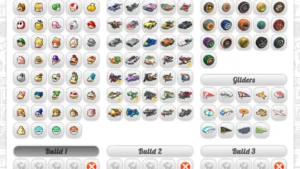 Builder Mario Kart 8 Deluxe : l&rsquo;outil ultime pour analyser sa configuration personnage, kart, roue et aile