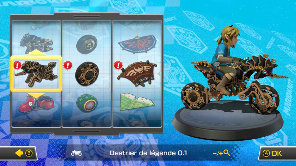 Jeu Mario Kart 8 Deluxe sur Nintendo Switch : un nouveau véhicule et un nouveau Link