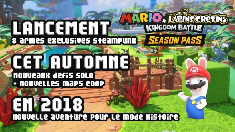 Mario + The Lapins Cretins Kingdom Battle : dates des packs du Season Pass