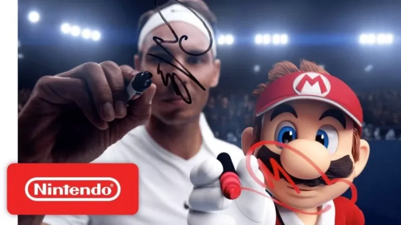 Pas facile de maîtriser les commandes du jeu, hein Rafa ? 