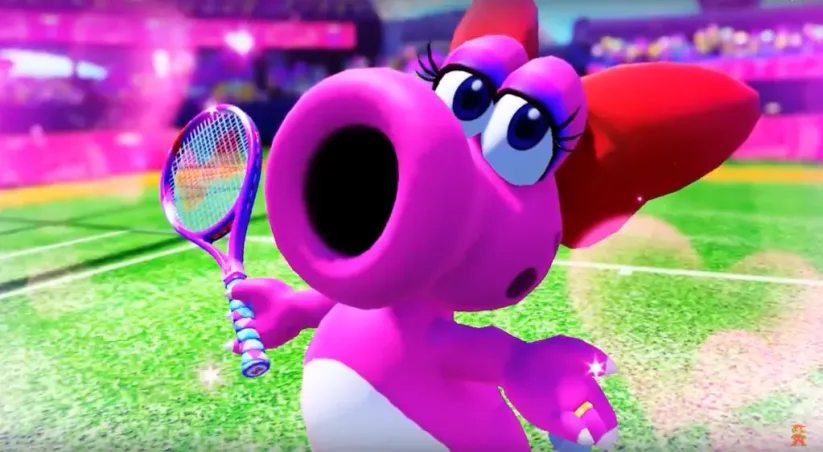 Jeu Mario Tennis Aces sur Nintendo Switch : Birdo et trois autres personnages arrivent à partir d'octobre