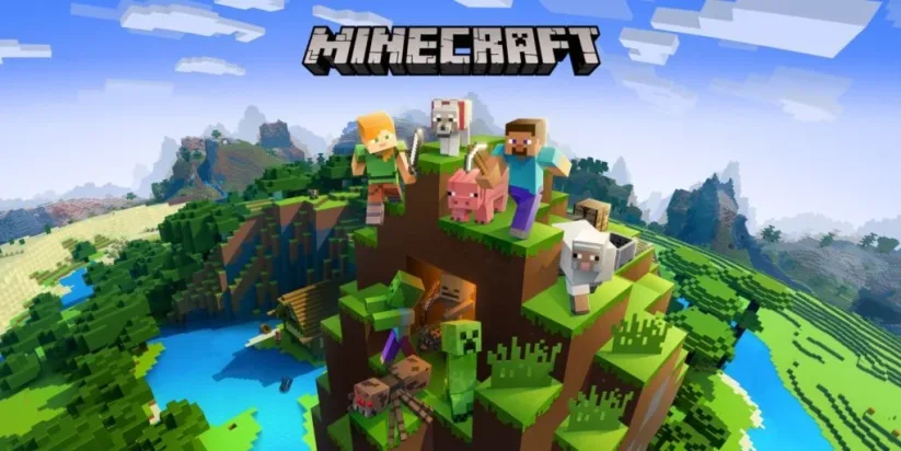 Jeu Minecraft sur Nintendo Switch : artwork du jeu