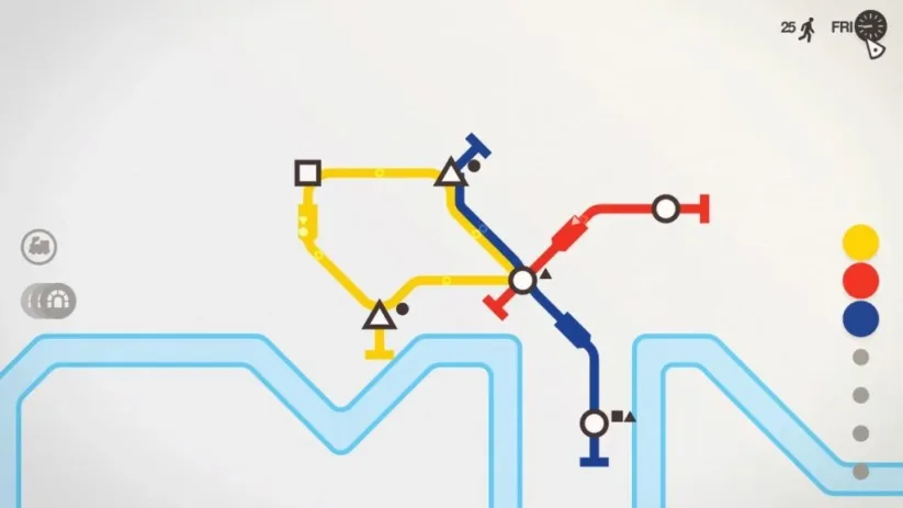 Jeu Mini Metro sur Nintendo Switch : bienvenue à Londres