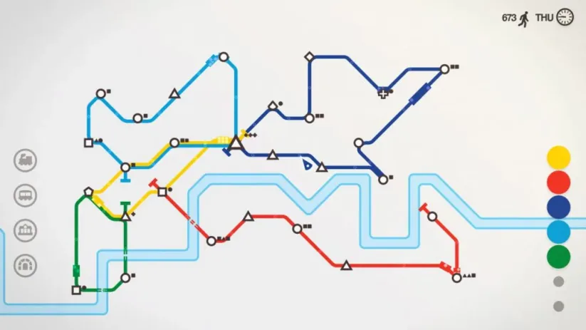 Jeu Mini Metro sur Nintendo Switch : retour à Londres pour de nouvelles aventures !