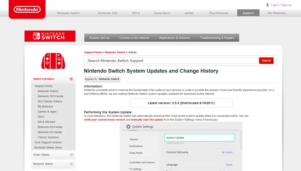 [Mise à jour 3.0.0] MAJ du firmware 3.0.0 de la Switch : voici les détails