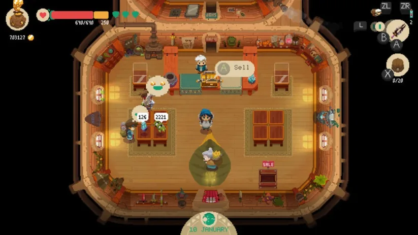 Jeu Moonlighter sur Nintendo Switch : bienvenue dans votre magasin