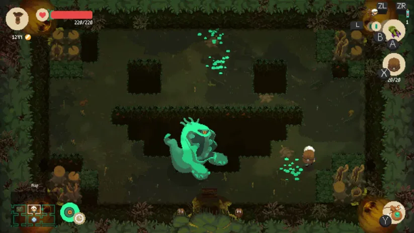Jeu Moonlighter sur Nintendo Switch : oh le vilain golem