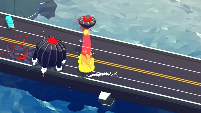 Jeu Mugsters sur Nintendo Switch : invasion de soucoupe