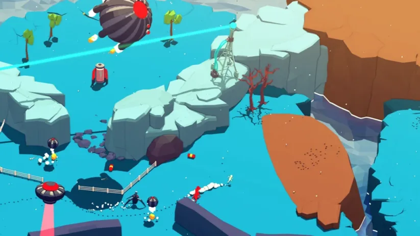 Jeu Mugsters sur Nintendo Switch : course poursuite avec un alien