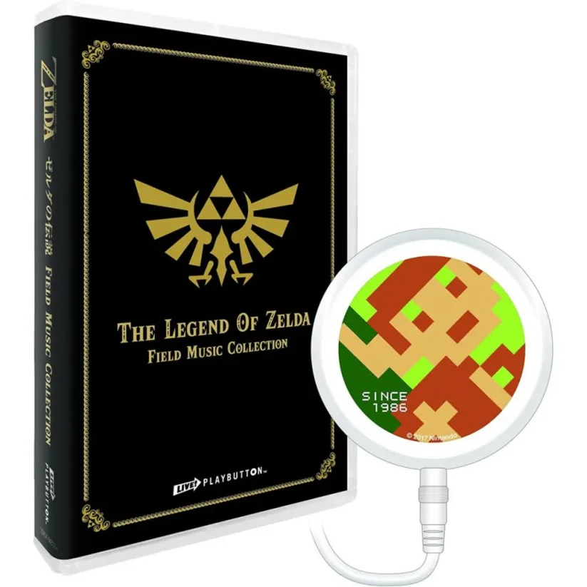 BO Zelda Breath of the Wild en édition limitée : livret et lecteur audio Link Pixel