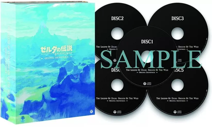 BO Zelda Breath of the Wild : 5 CDs