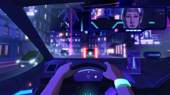 Jeu Neo Cab sur Nintendo Switch : Savy est votre meilleure amie