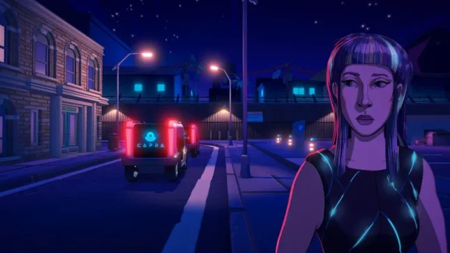 Jeu Neo Cab sur Nintendo Switch : Capra règne sur la ville