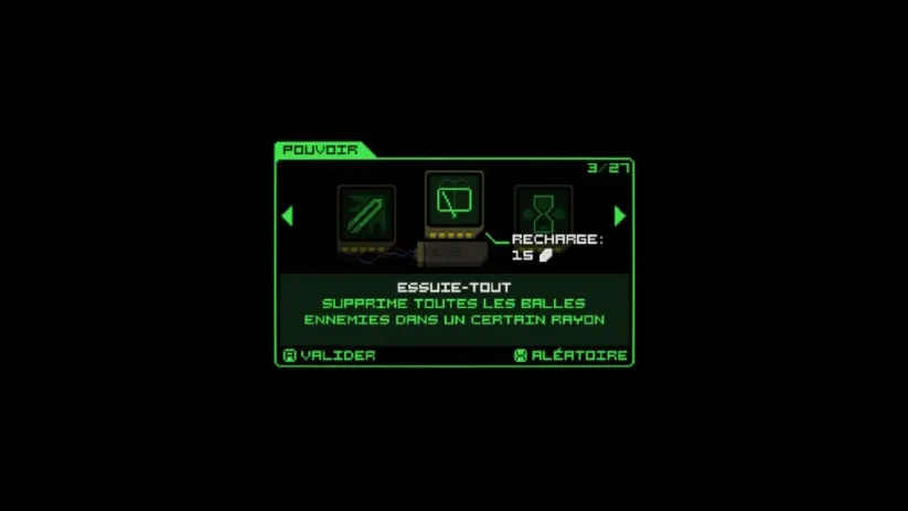 Capture d'écran du jeu Neurovoider sur Nintendo Switch