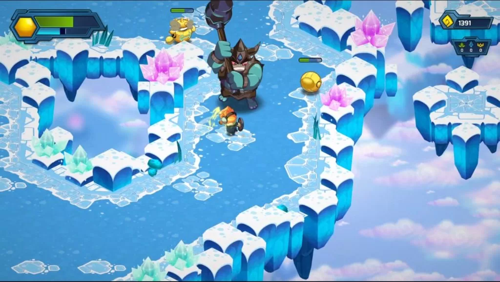 Image du jeu Next Up Hero sur Nintendo Switch : boss