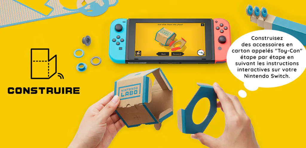 Nintendo Labo : Phase 1 Construire