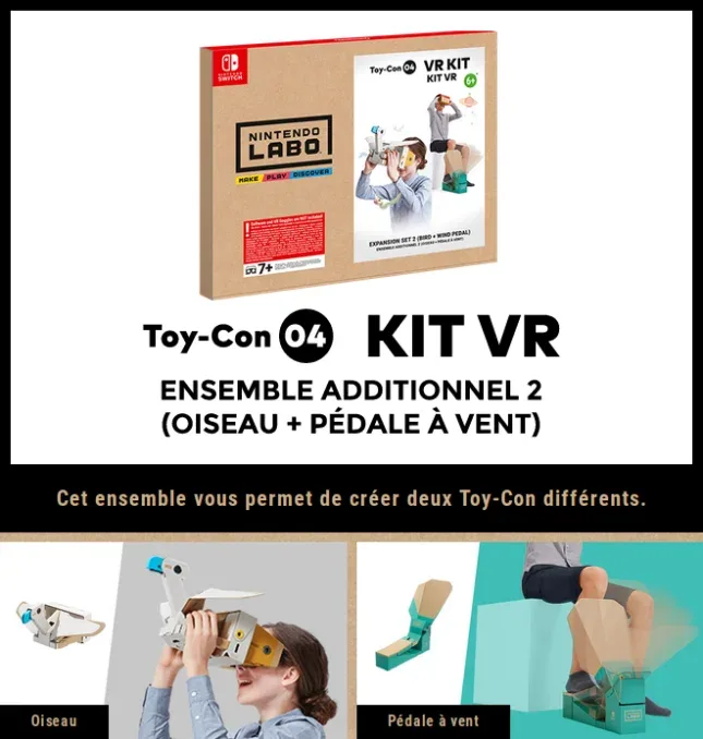 Ensemble additionnel 2 appareil oiseau + pédale à vent