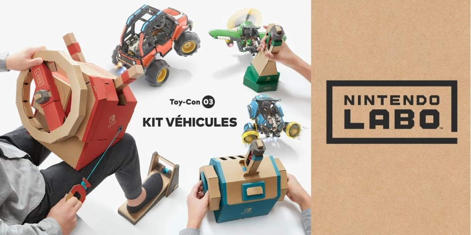 Nintendo Labo – Toy-Con 03 : Kit Véhicules arrive en septembre prochain