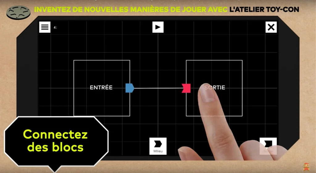 Jeu Nintendo Labo sur Nintendo Switch : blocs de l'Atelier Toy-Con