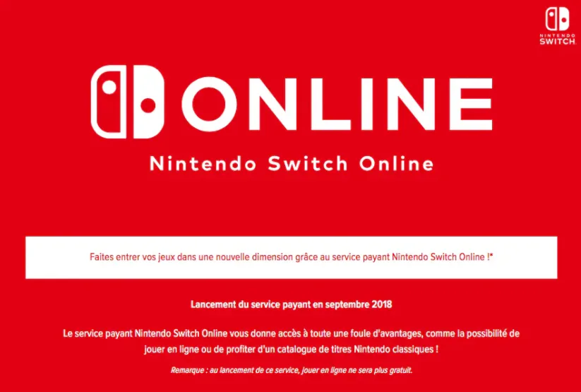 Nintendo Switch Online : présentation générale