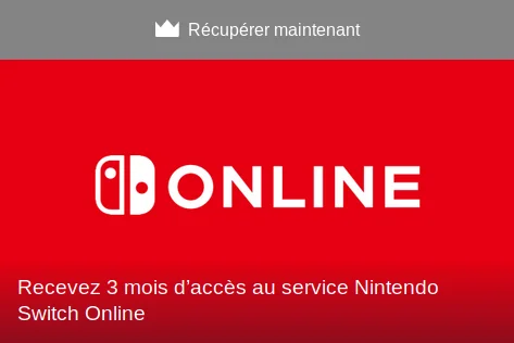 Offre Twitch Prime Nintendo Switch Online : 3 mois d'abonnement offerts